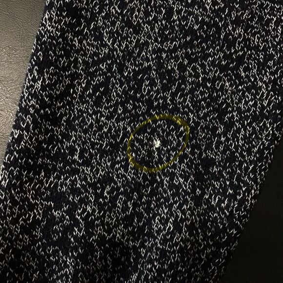 Nautica Men's Navy Blue Speckled Full Zip and Snap Cardigan Sweater XL - Picture 7 of 12